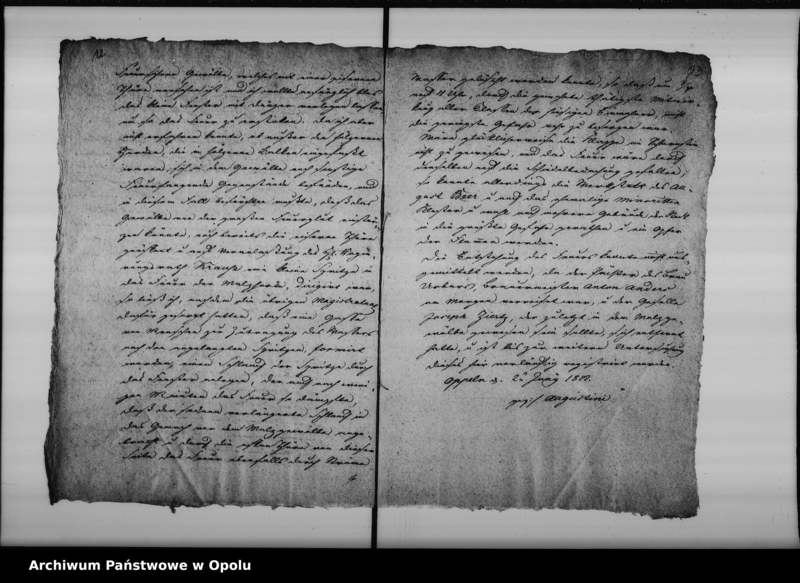 Obraz 12 z jednostki "Acta Specialia das am 1ten Juny 1822 in dem hiesigen städtischen Malzhause ausgebrochene Feuer, betreffend Vol No 8"