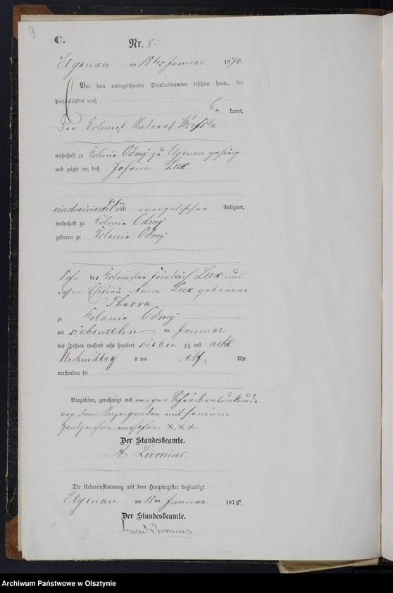 image.from.unit.number "Sterbe-Neben-Register Nr 1 - 105"