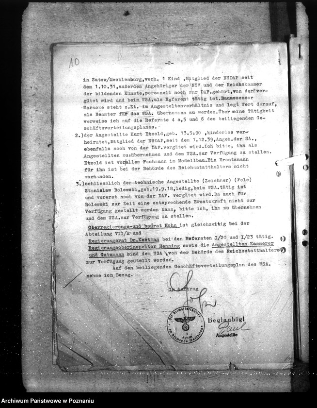 Obraz 14 z jednostki "Organisation und Aufgabenbereich des Wohnungs - und Siedlugsamts"