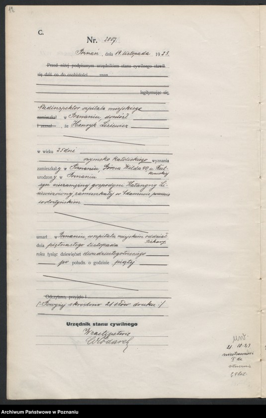 image.from.unit.number "Księga miejscowa zgonów tom V [Rejestr główny zgonów]"