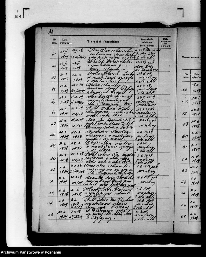 Obraz 15 z jednostki "Spisy spraw /Referat IV/ Wydział Pracy i Opieki Społecznej"