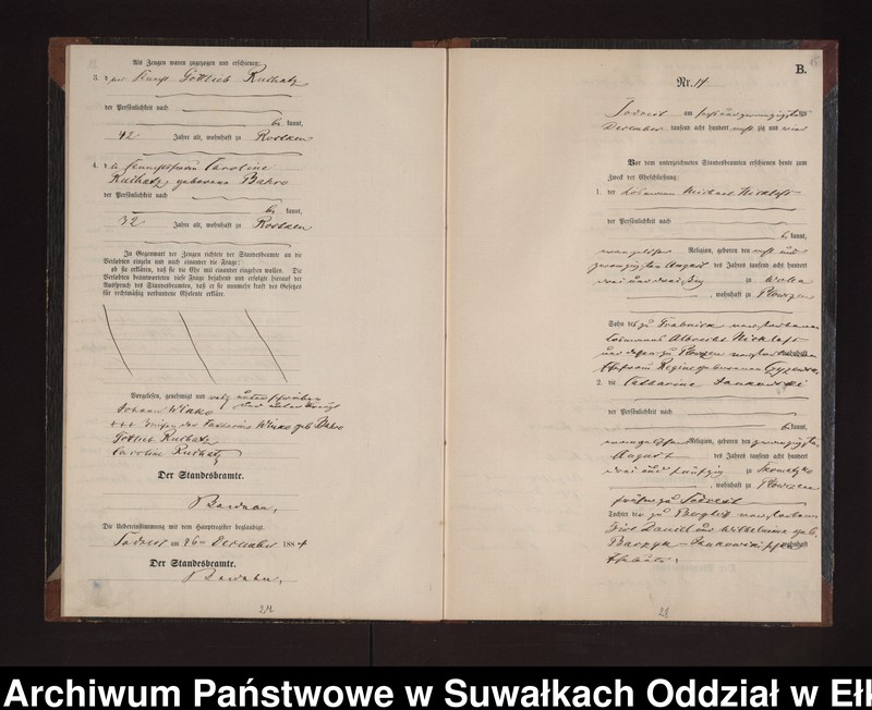 image.from.unit.number "Heiraths-Neben-Register des Preussischen Standes-Amtes Neuhoff Kreis Loetzen"