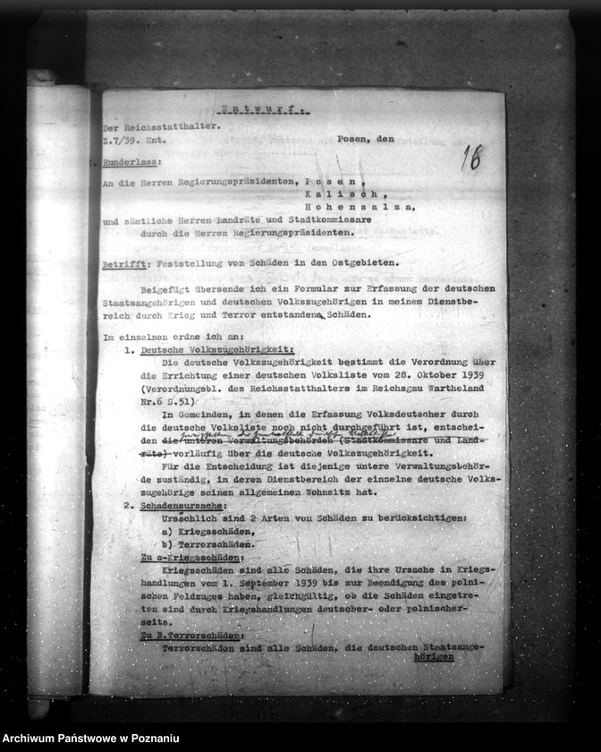 Obraz 20 z jednostki "Korespondencja w sprawie zarządzeń i ich przygotowania do publikacji w dzienniku urzędowym"