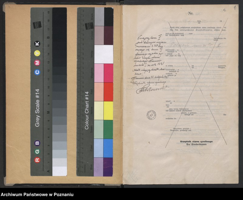 Obraz 3 z jednostki "Księga miejscowa zgonów tom V [Rejestr główny zgonów]"