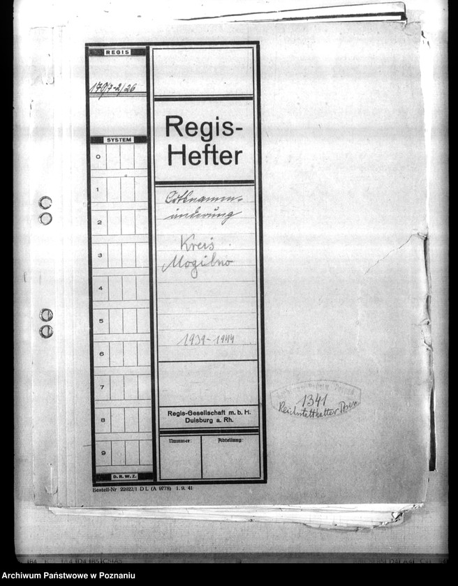 Obraz 4 z jednostki "Ortsnamenänderung Kreis Mogilno"