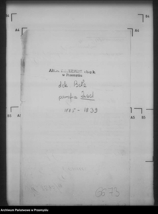 Obraz 4 z jednostki "[Kopie ksiąg metrykalnych parafii Żużel (dekanat Bełz)]"