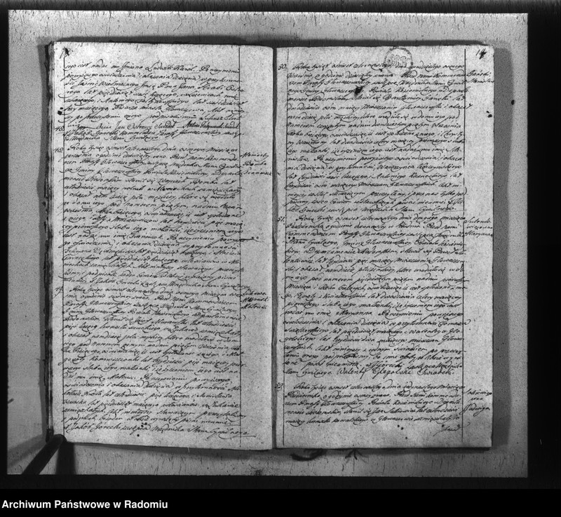 image.from.unit.number "Księga urzędnika stanu cywilnego parafii Głowaczew do zapisywania akt 1814 roku"