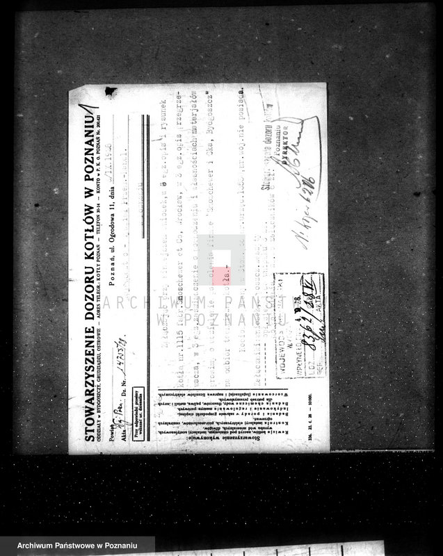 image.from.unit.number "Warsztaty firmy Smoschewor i Ska - Towarzystwo dla przemysłu kolejowego nr woj. kotła 6206"