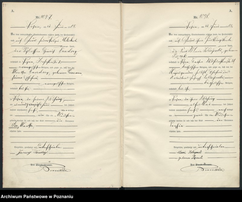 Obraz 14 z jednostki "Księga miejscowa urodzeń"