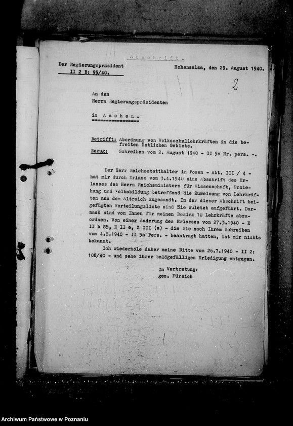 Obraz 6 z jednostki "Abordnung von Volksschullehrern"