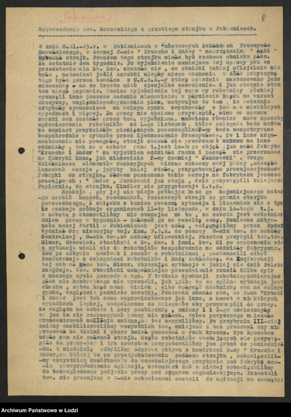 Obraz 9 z jednostki "Sprawozdania instruktora [Wydziału] z wyjazdów w teren"