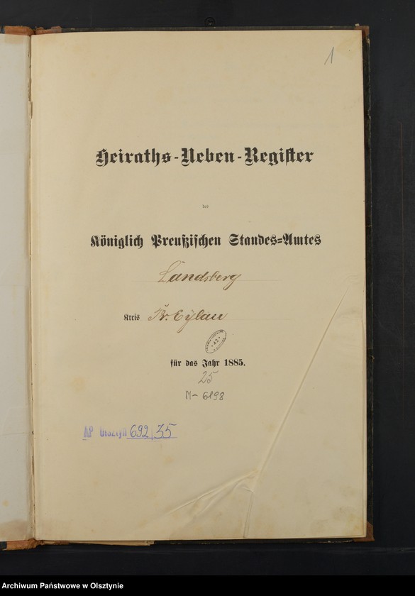 image.from.unit.number "Heiraths-Neben-Register Nr 1 - 17"