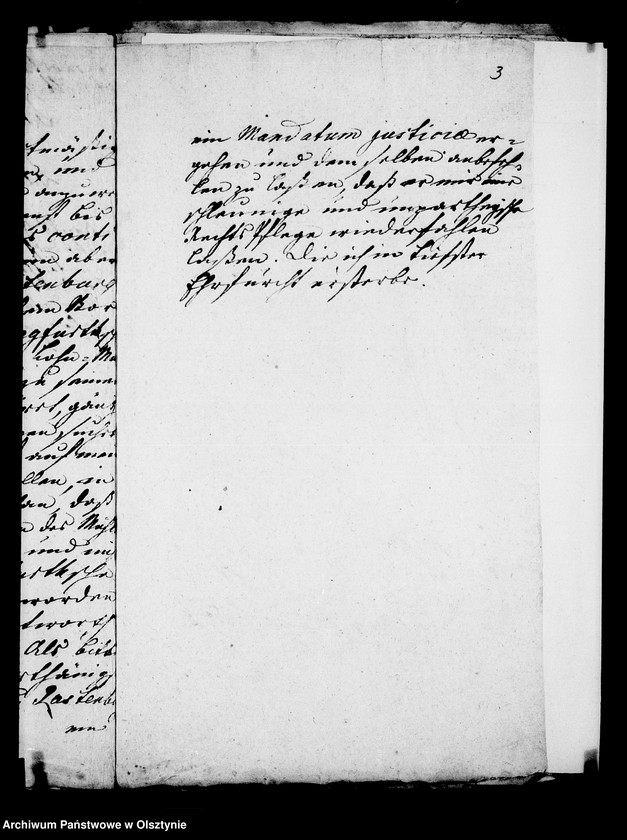 image.from.unit.number "Correspondence die Serwillensche Müle betr. /Surwile; kętrz./"