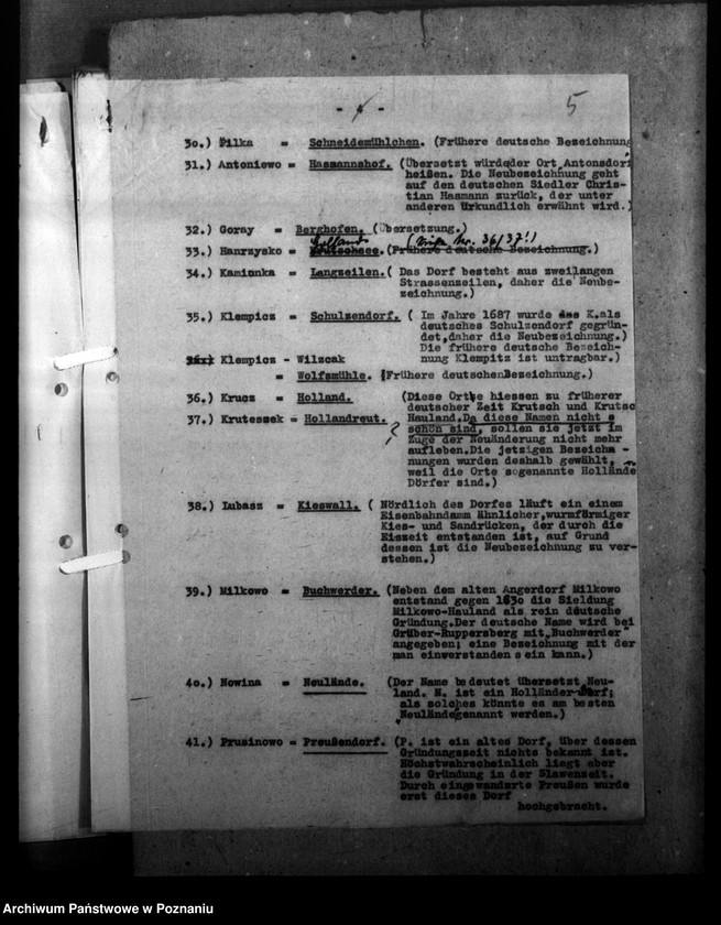 Obraz 9 z jednostki "Ortsnamenänderung - Kreis Scharnikau (Czarnków)"