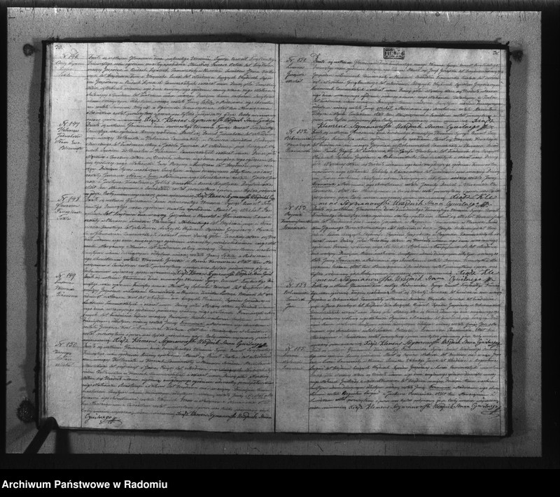 image.from.unit.number "Akta urodzonych, małzeństwa i zeyścia gminy i parafii Głowaczewskiwy w roku 1839"