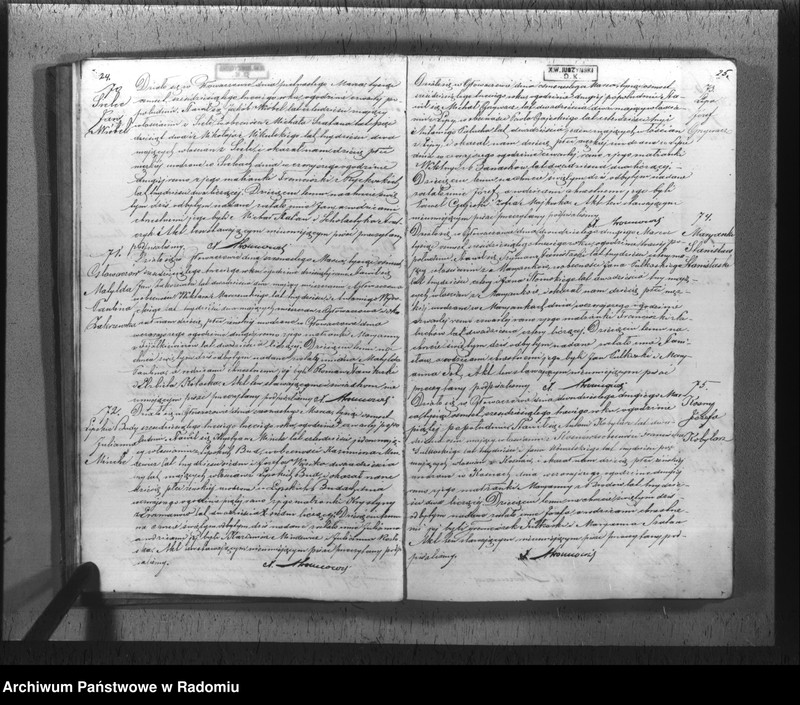 image.from.unit.number "[Duplikat akt urodzeń, małżeństw i zgonów parafii rzym.-kat. Głowaczów 1863 r.]"