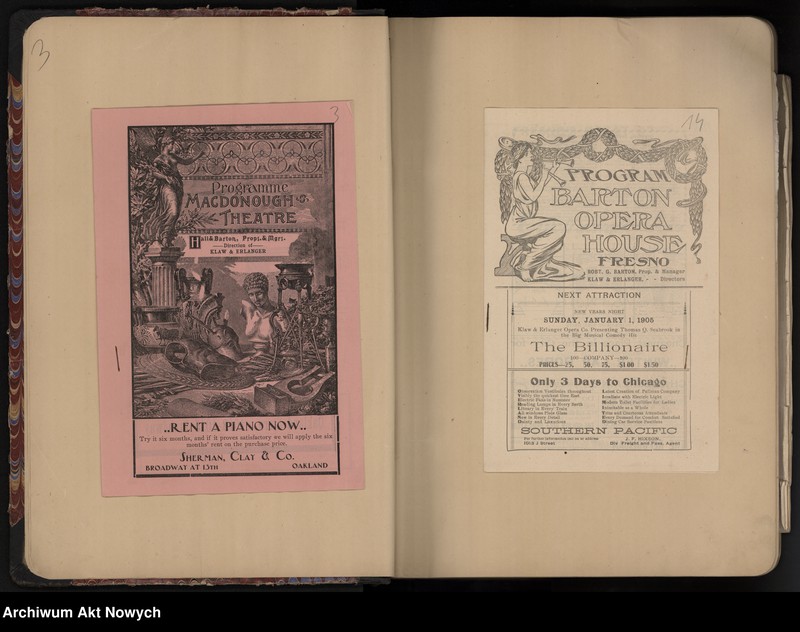 image.from.unit.number "Amérigue (Programy koncertów w czasie tourneé w Stanach Zjednoczonych i Australii)"
