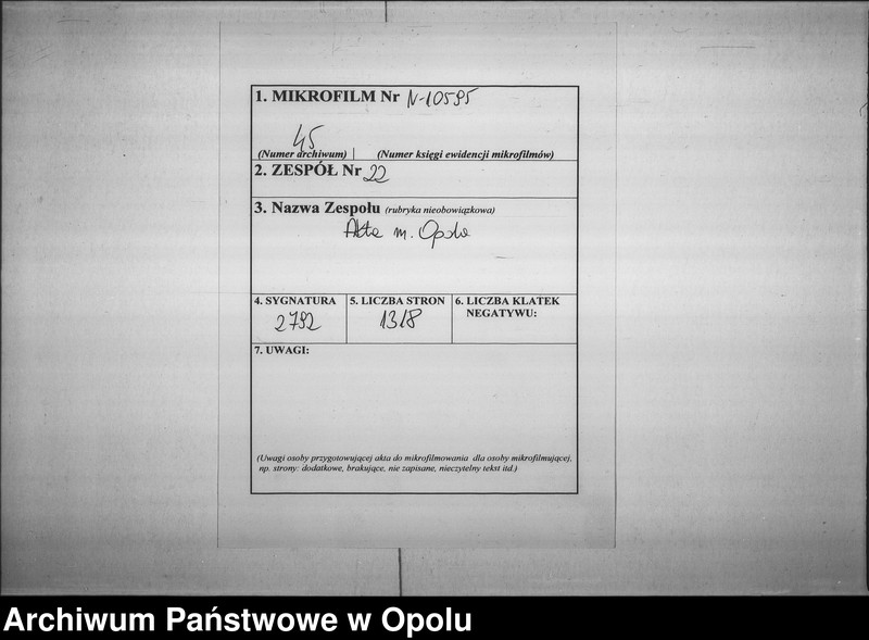 Obraz 2 z jednostki "Acta des Magistrats zu Oppeln betreffend die Taubstummen und Blinden-Institute Vol. II"