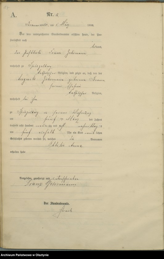 image.from.unit.number "Geburts-Haupt-Register Nr 1 - 78"