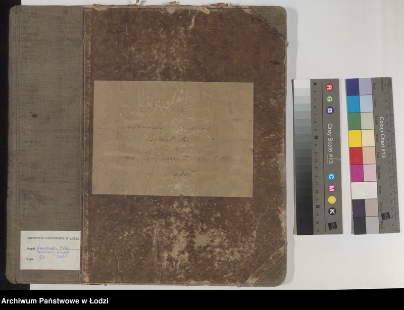 Obraz 2 z jednostki "Książka wydanych dowodów osobistych przez Komisariat VI P.P. m. Łodzi"