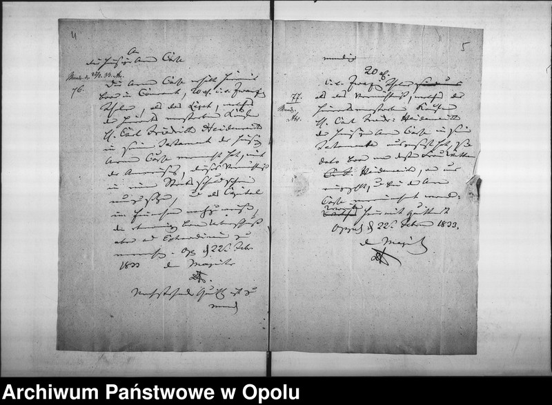 Obraz 8 z jednostki "Acta betreffend: das vom Kaufmann Carl Friedrich Heidenreich der Armenkasse ausgesetzte Legat per 20 r."