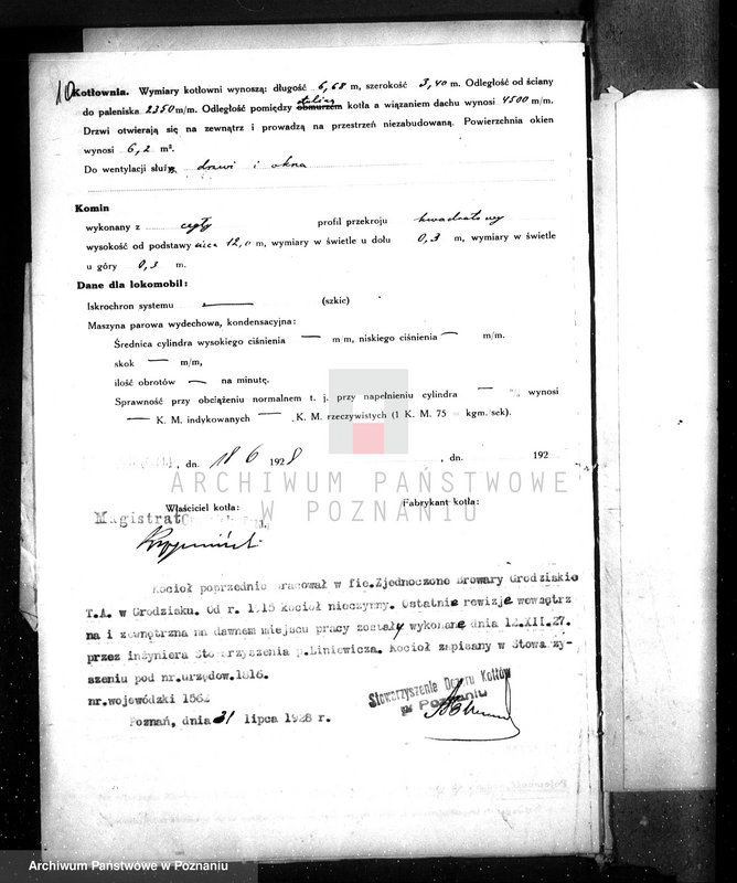 Obraz 15 z jednostki "Rzeźnia miejska w Grodzisku, pow. nowotomyski nr woj. 1562"