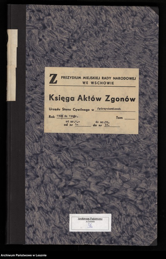 Obraz 2 z jednostki "[Księga zgonów]"