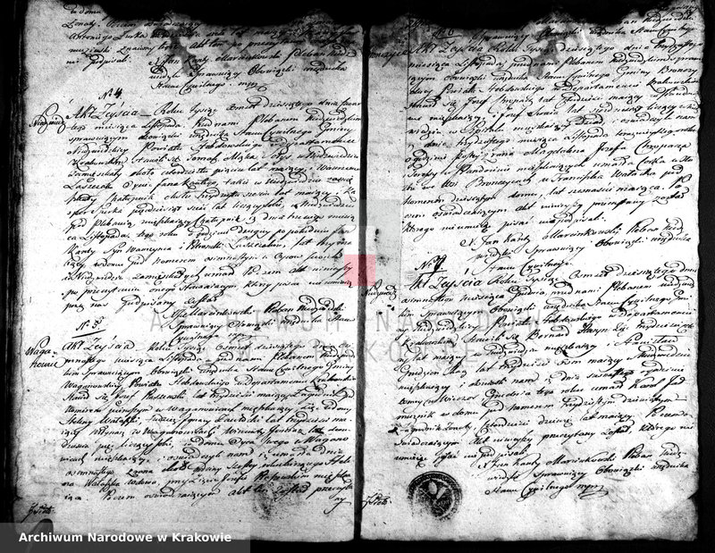 image.from.unit.number "Księga urodzin, małżeństw i zgonów parafii Niedźwiedź"