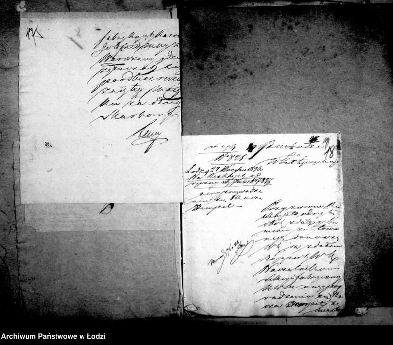 Obraz 16 z jednostki "Akta tyczące się wyprowadzania się fabrykantów"