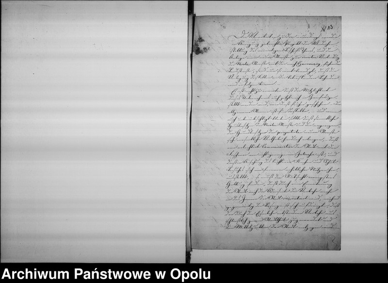 Obraz 14 z jednostki "Acta des Magistrats zu Oppeln betreffend: die Eröffnung des Nikolaithores de Anno 1843"