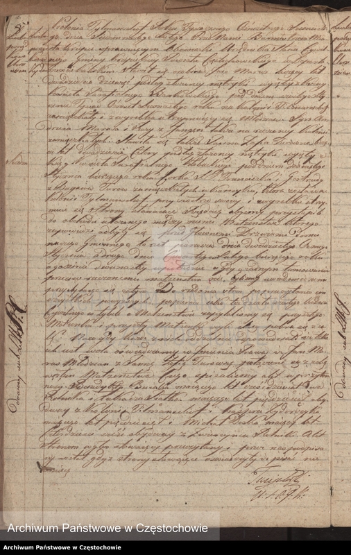 image.from.unit.number "Księga [akt] małżeństw gminy Krzepickiej na rok 1816"