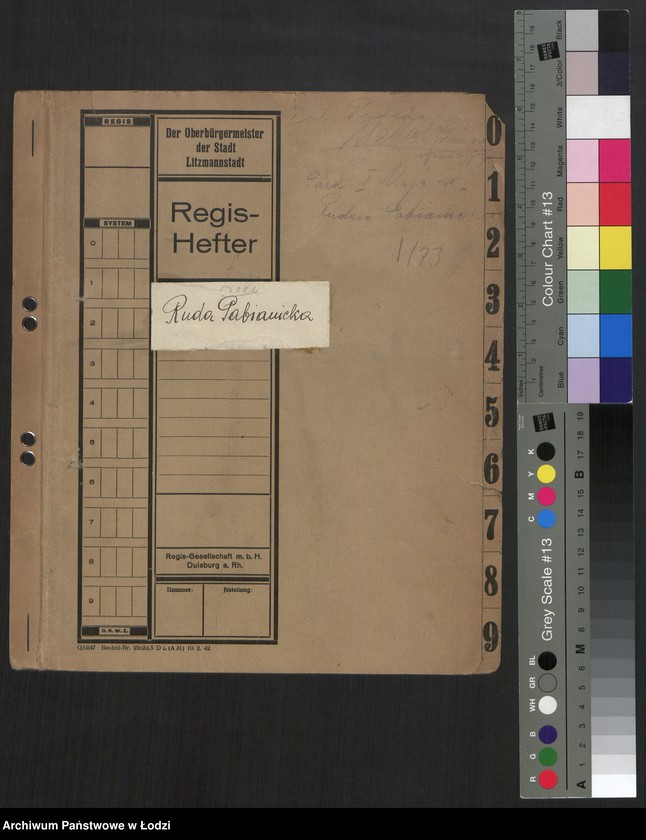 Obraz 2 z jednostki "Ruda Pabianicka Ersatzgelände Heinzelhof Gräberberg Strasse Litzmannstadt"