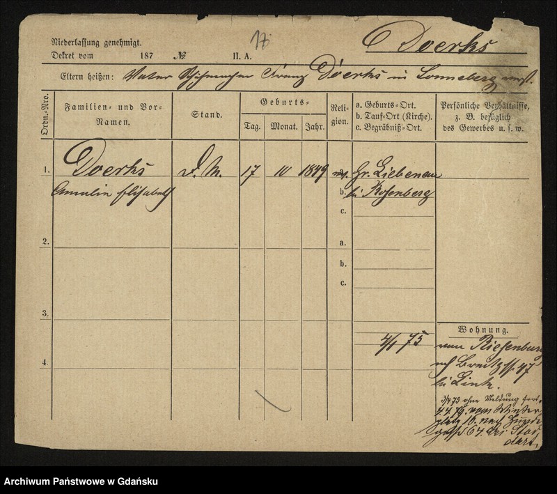 image.from.unit.number "Karty meldunkowe: Doerks -Dollase"