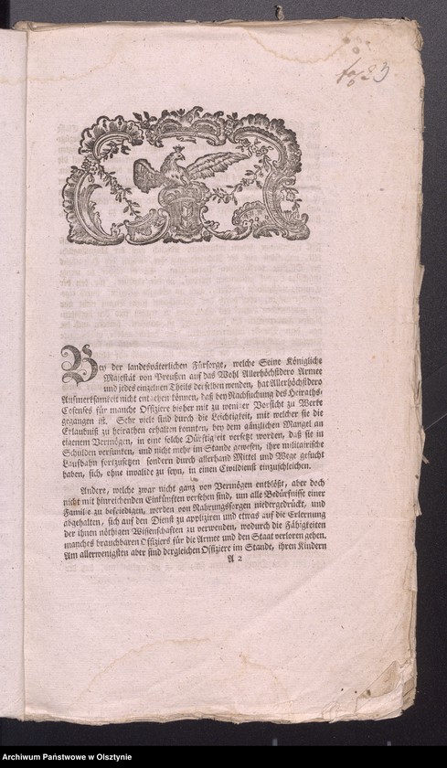 image.from.unit.number "Acta generalia und SpecialiaDie Copulation angehende Sachen (Circular-Verordnungen, Anweisungen)"