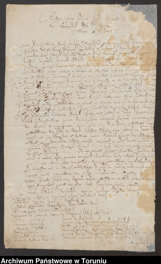 image.from.unit.number "[Stanisław Aleksander Konopacki. Oblaty, manifestacje szlachty, wyroki sądowe, pisma dot. starostwa nowskiego, przywileje królewskie (również dla siostry - Teresy zam. Szczepańska), itp.]"