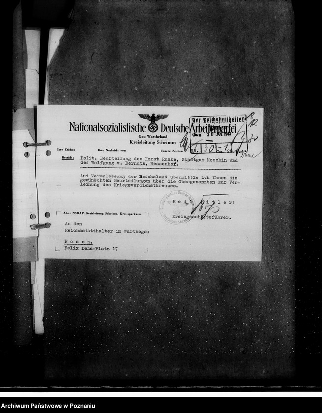 Obraz 16 z jednostki "Kriegsverdienstkreuze"