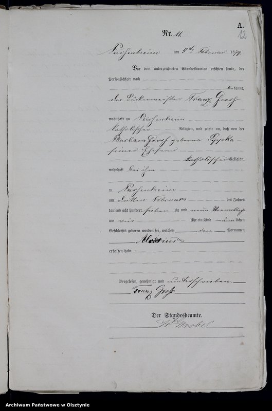 image.from.unit.number "Geburts-Haupt-Register Nr 1 - 75"