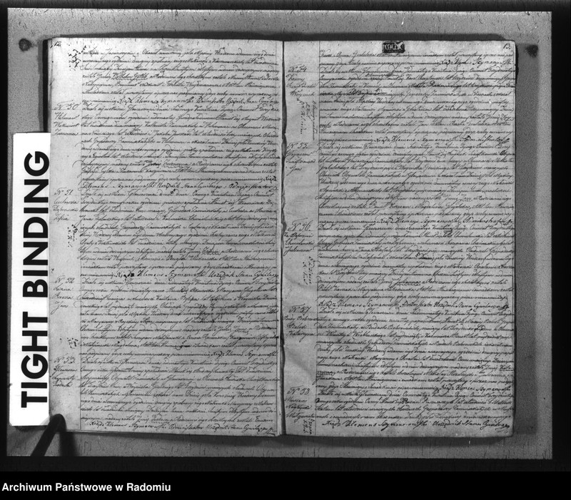 image.from.unit.number "Księga duplikatu aktów religijno cywilnych gminy i parafii Głowaczów urodzonych, zaślubionych i zmarłych w roku 1838"