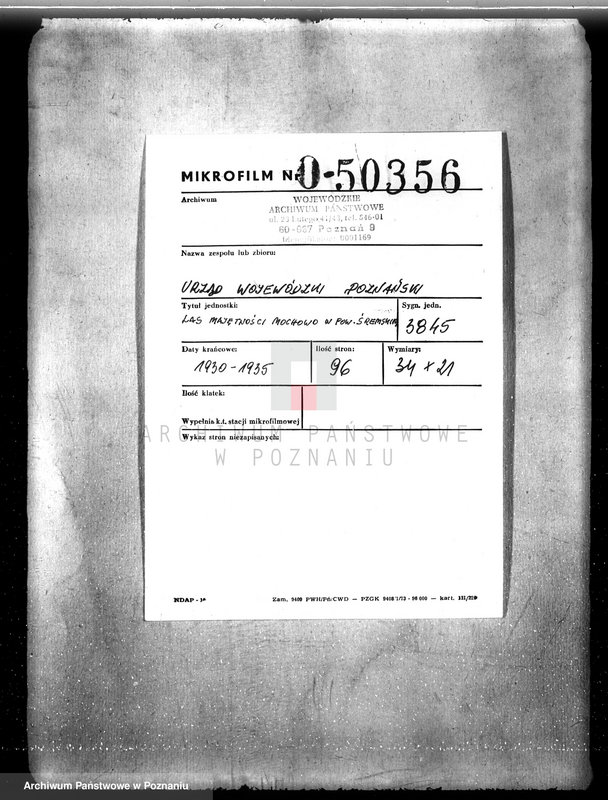 image.from.unit.number "Las majętności Nochowo w powiecie śremskim"
