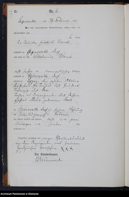 image.from.unit.number "Sterbe-Haupt-Register Nr 1 - 58"