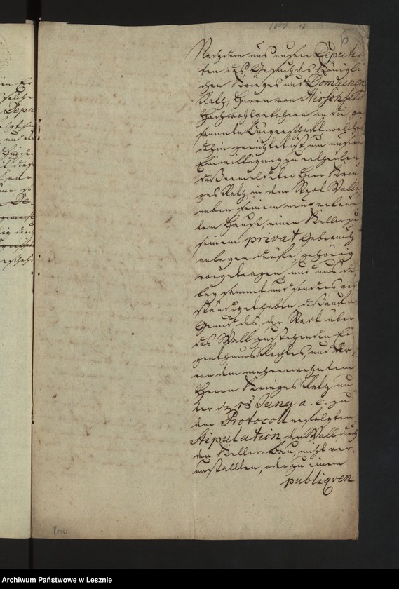 Obraz 9 z jednostki "[Schreiben des Kriegs und Domänenrats v. Hirschfeld betreffend Gelass im Rathause zur Anlage einer Konsumtionssteuer und Zollamtsekspeditionsstube]"