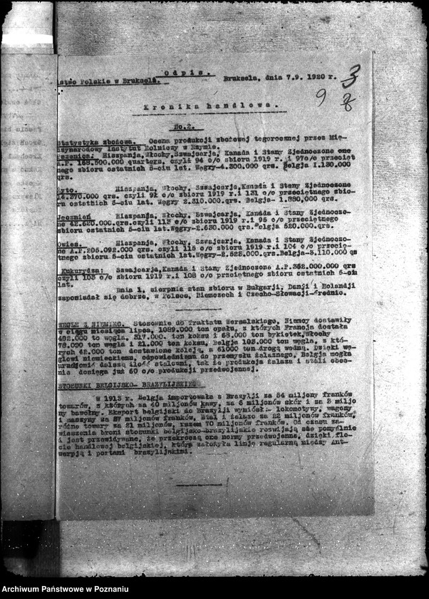 Obraz 13 z jednostki "Sprawy szczegółowo-administracyjne Ceny produktów rolnych za granicą"