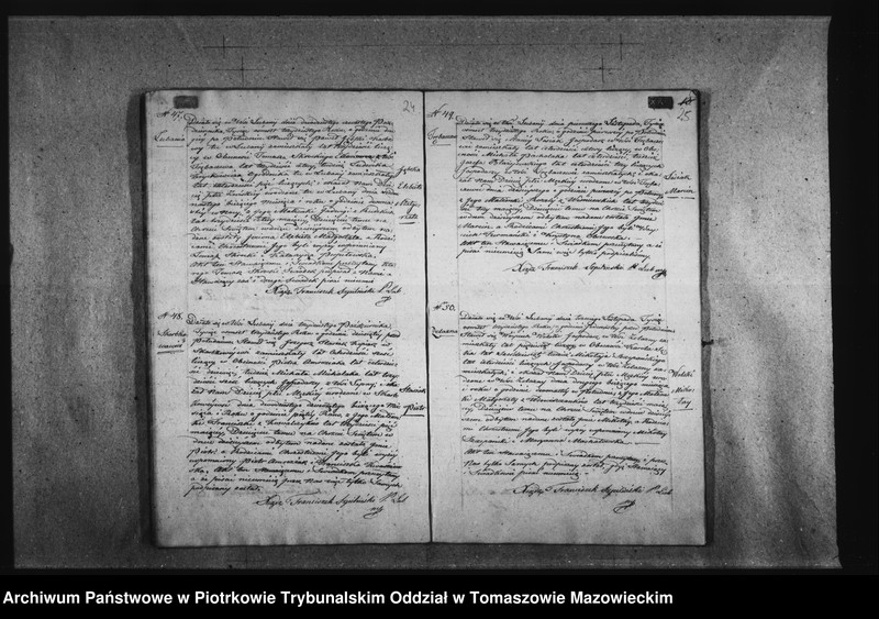 Obraz 17 z jednostki "Duplikat Aktów Religijno Cywilnych Parafij Lubańskiey na Rok 1830"