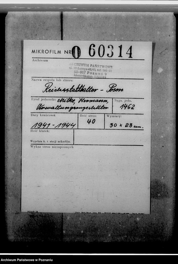 Obraz 2 z jednostki "Milke, Hermann, Verwaltungsangestellter"