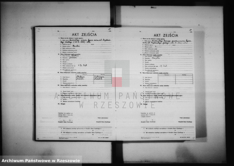 image.from.unit.number "Księga zejścia za lata 1835-1850 - odpis Czudec"