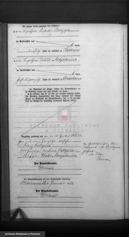 Obraz 8 z jednostki "Księga małżeństw"