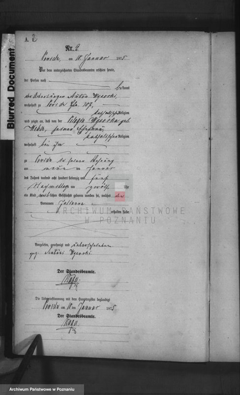 image.from.team "Urząd Stanu Cywilnego Powidz - obwód miejski (pow. gnieźnieński)"