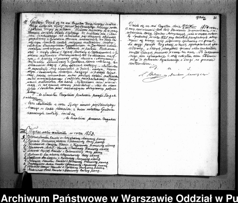 Obraz 18 z jednostki "Akta urodzeń, małżeństw i zgonów"