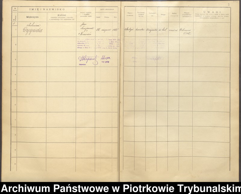 image.from.unit.number "[Księga ludności stałej gminy Ręczno] wieś i kolonia Dobrenice"