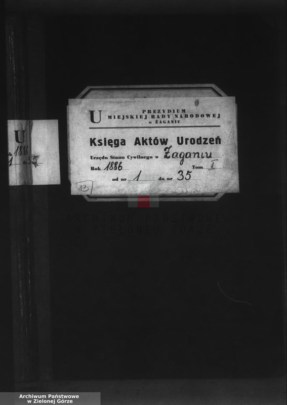 Obraz 2 z jednostki "[Księga aktów urodzeń]"